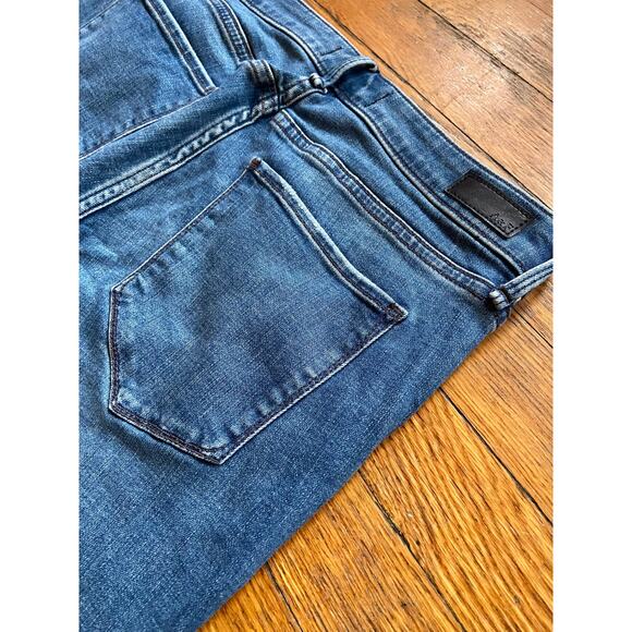 ABERCROMBIE & FITCH 'The Super Skinny Mid Rise' Distressed Jeans sz 12w/31 - Picture 6 of 12